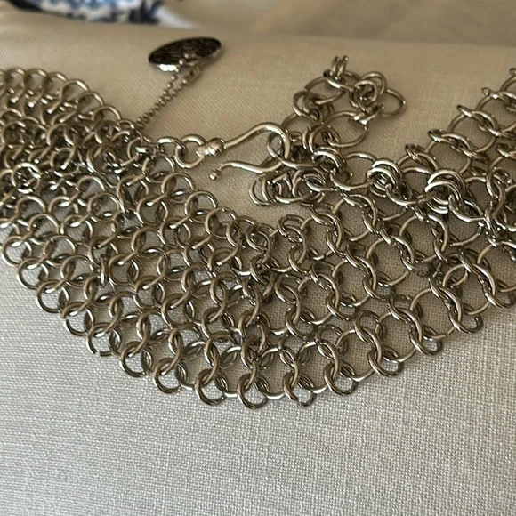 STREETS AHEAD chain  belt THREE LAYERS OF LINKS SIGNATURE Tag NEW original $250 - Picture 5 of 17